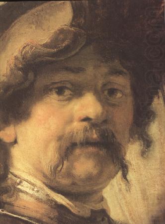 REMBRANDT Harmenszoon van Rijn Details of The Standard-earer (mk33) china oil painting image